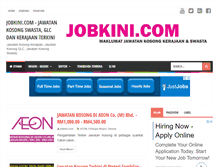 Tablet Screenshot of jobkini.com